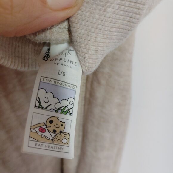 OFFLINE By Aerie Coffee Run Trouser Women's Size L - Picture 7 of 9